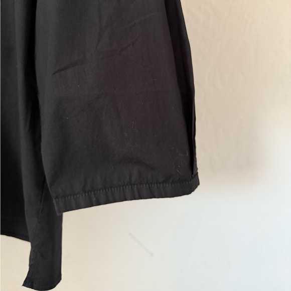 NWT XCVI Black Stretch Cotton Pullover Top - Picture 3 of 7